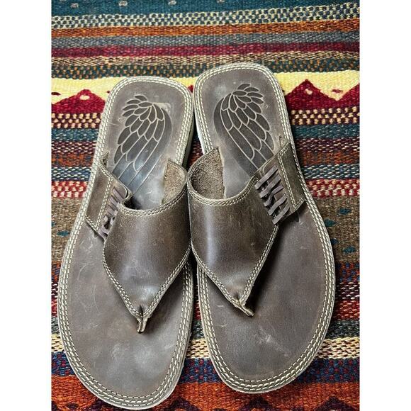 Redwing Womens Leather Flip Flops Sz 7 - Picture 3 of 7